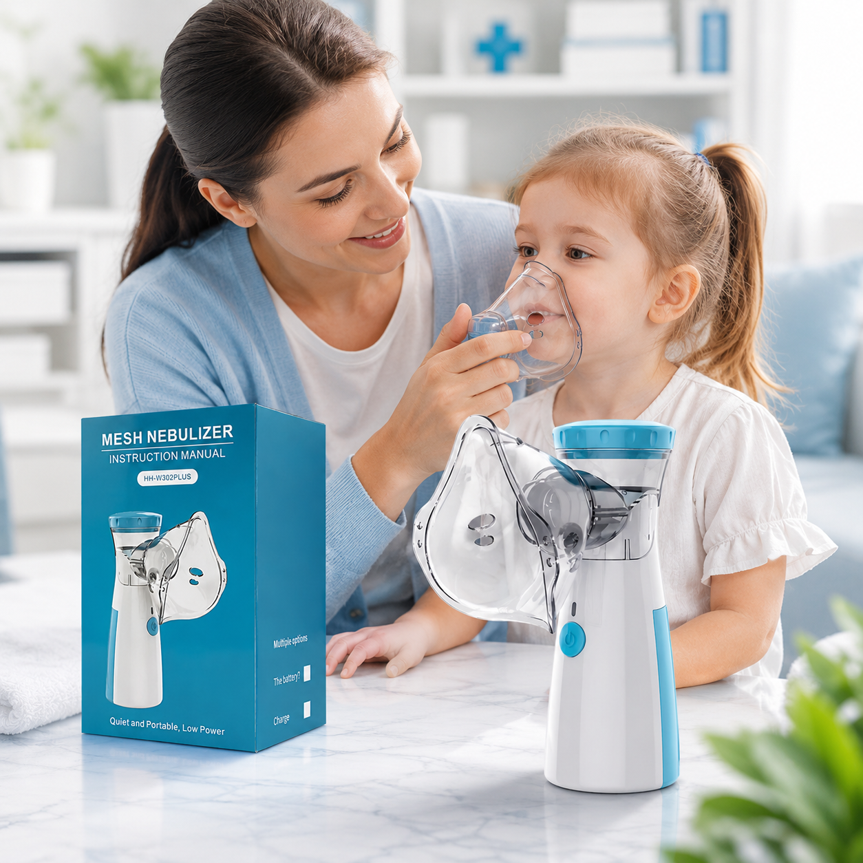 Prenosivi Inhalator za Decu i Odrasle – Tih Rad i 3 Brzine