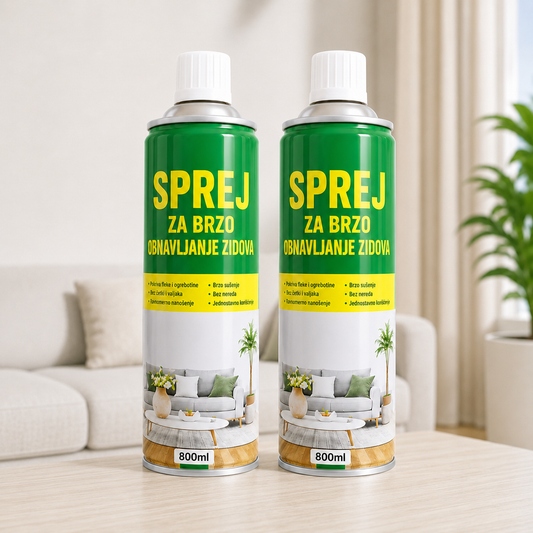 Sprej za lako krečenje Zidova 800ml (1+1 Gratis)