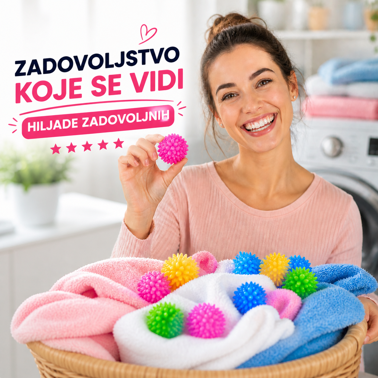 Kuglice protiv gužvanja veša u mašini 12+12 GRATIS