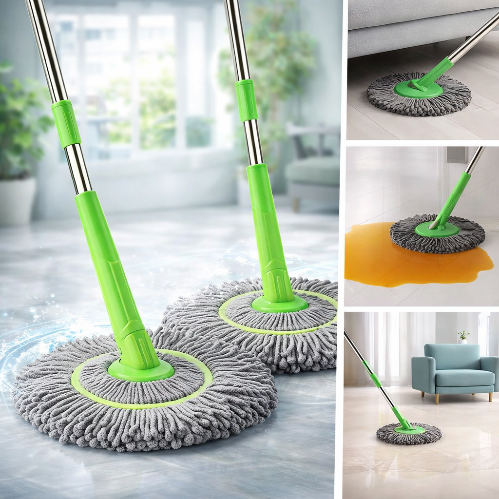 Mop od Bambus Mikrofibera - Samoceđujući 1+1 GRATIS